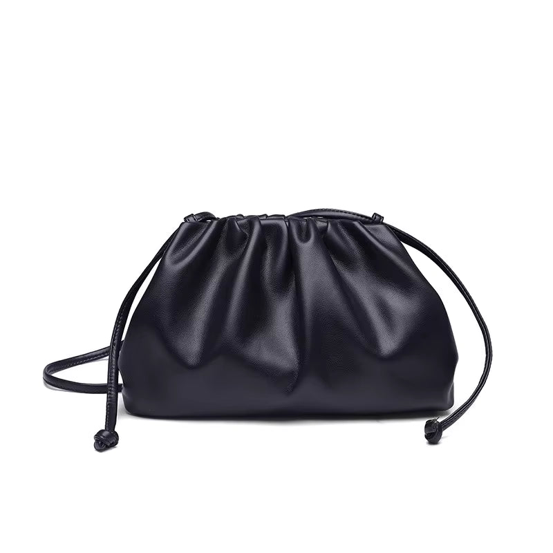 Soft PU Leather Women'S Crossbody Bag Dumpling Fashion Clutch Four Color Shoulder Bags for Female 2019