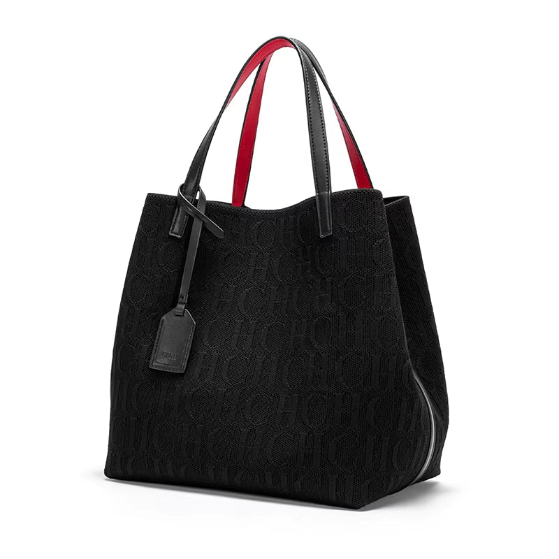 Fashionable Classic New Solid Color Outer Bag Women'S Handbag Exquisite Craftsmanship Large Capacity Tote Bag