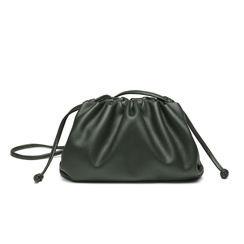 Soft PU Leather Women'S Crossbody Bag Dumpling Fashion Clutch Four Color Shoulder Bags for Female 2019