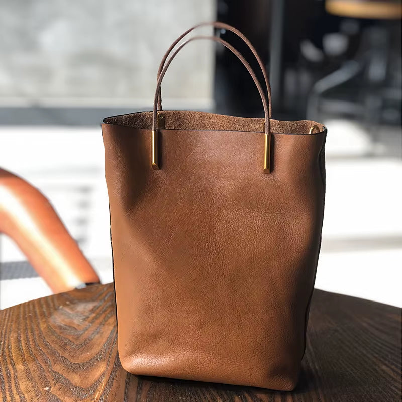 Simple Genuine Leather Women Bag 2025 New Retro Nature Soft Cowhide Handbag Versatile Composite Bag Shoulder Bags