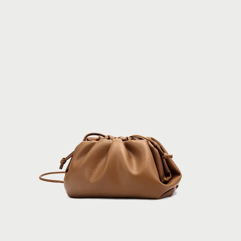 Soft PU Leather Women'S Crossbody Bag Dumpling Fashion Clutch Four Color Shoulder Bags for Female 2019