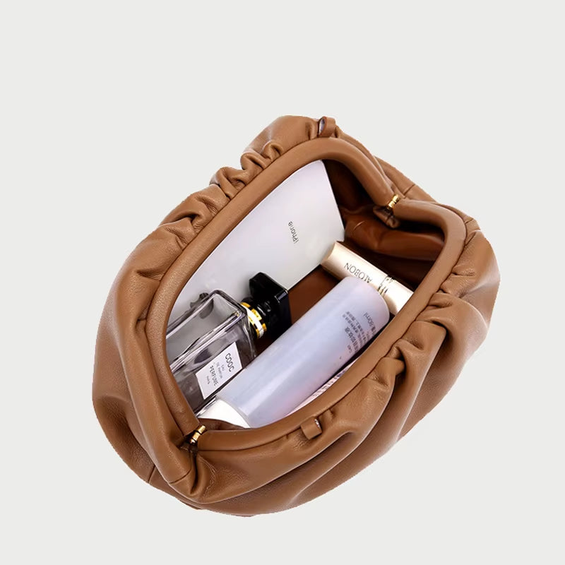 Soft PU Leather Women'S Crossbody Bag Dumpling Fashion Clutch Four Color Shoulder Bags for Female 2019