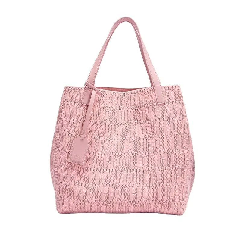 Fashionable Classic New Solid Color Outer Bag Women'S Handbag Exquisite Craftsmanship Large Capacity Tote Bag
