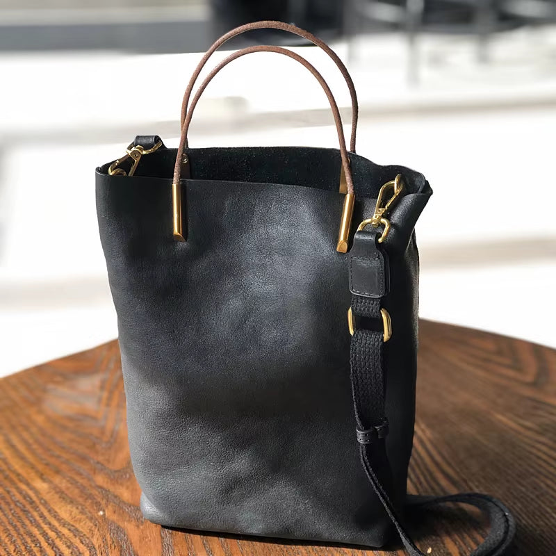Simple Genuine Leather Women Bag 2025 New Retro Nature Soft Cowhide Handbag Versatile Composite Bag Shoulder Bags